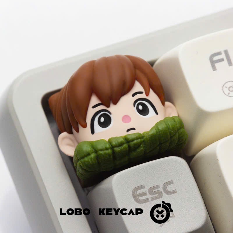Keycap Artisan Lobo Delicious in Dungeon Resin 1u Nhiều Nhân Vật Trang Trí Bàn Phím Cơ