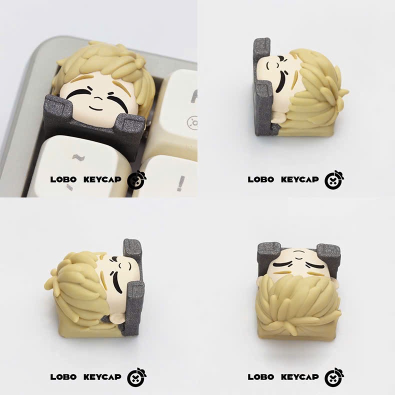Keycap Artisan Lobo Delicious in Dungeon Resin 1u Nhiều Nhân Vật Trang Trí Bàn Phím Cơ