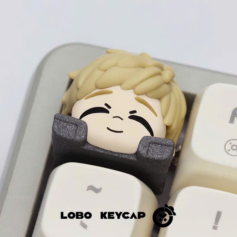 Keycap Artisan Lobo Delicious in Dungeon Resin 1u Nhiều Nhân Vật Trang Trí Bàn Phím Cơ