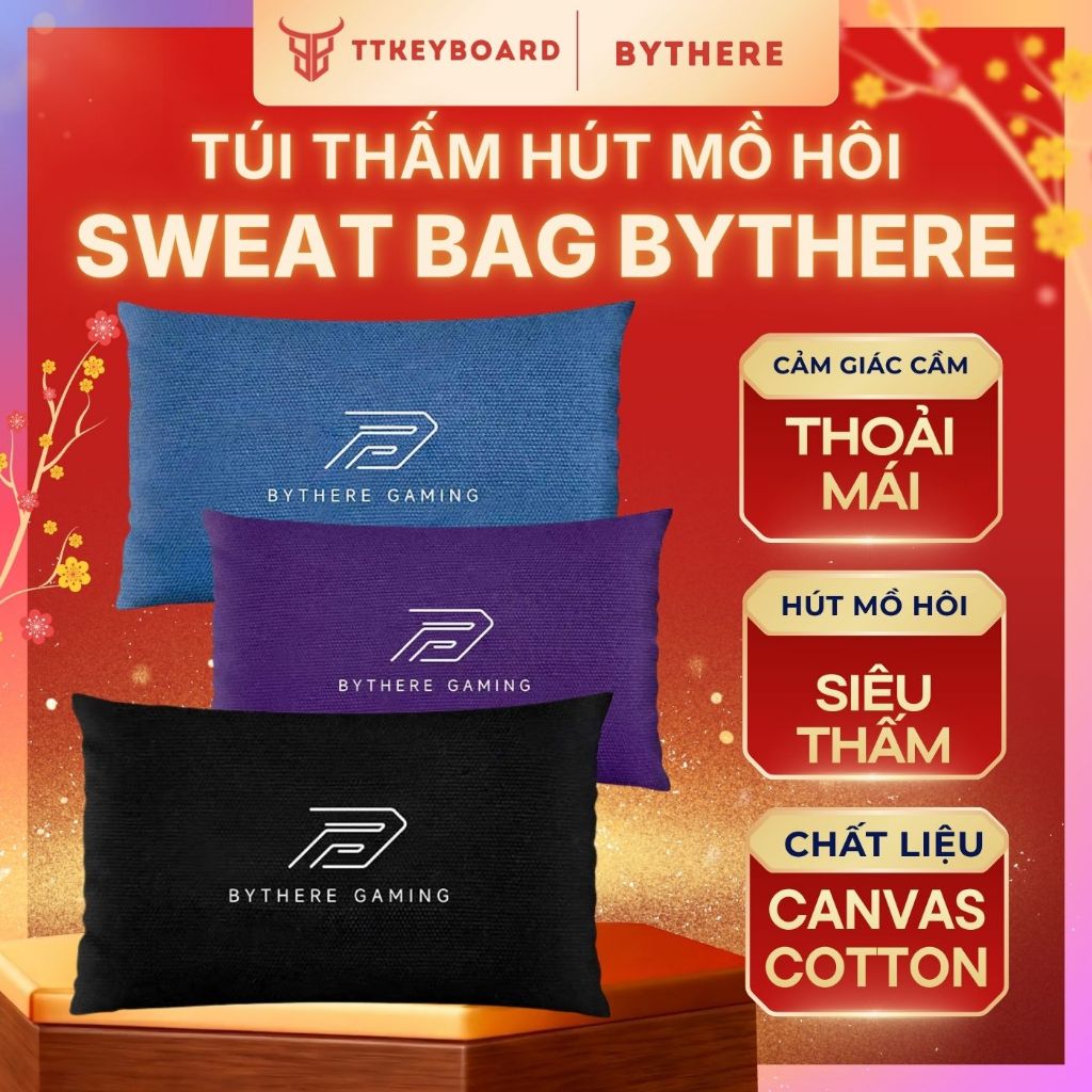 Túi Hút Ẩm Mồ Hôi Tay Bythere Sweat Bag Cho Game Thủ Chất Liệu Canvas Cotton