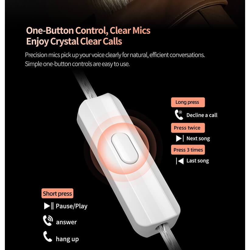 Tai Nghe IN EAR Nhét Tai KZ EDX Pro 2 Super Linear Driver 10mm Chất Âm HiFI Nghe Tạp