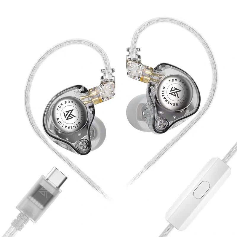 Tai Nghe IN EAR Nhét Tai KZ EDX Pro 2 Super Linear Driver 10mm Chất Âm HiFI Nghe Tạp
