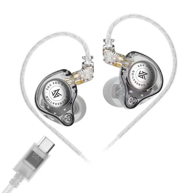 Tai Nghe IN EAR Nhét Tai KZ EDX Pro 2 Super Linear Driver 10mm Chất Âm HiFI Nghe Tạp
