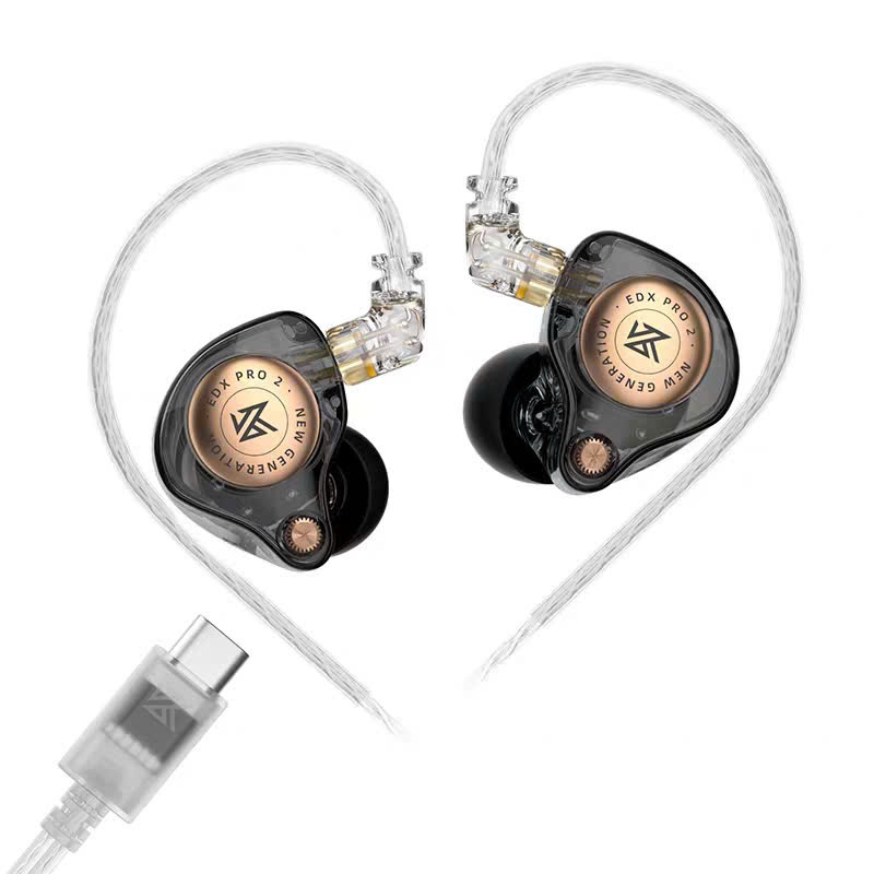 Tai Nghe IN EAR Nhét Tai KZ EDX Pro 2 Super Linear Driver 10mm Chất Âm HiFI Nghe Tạp
