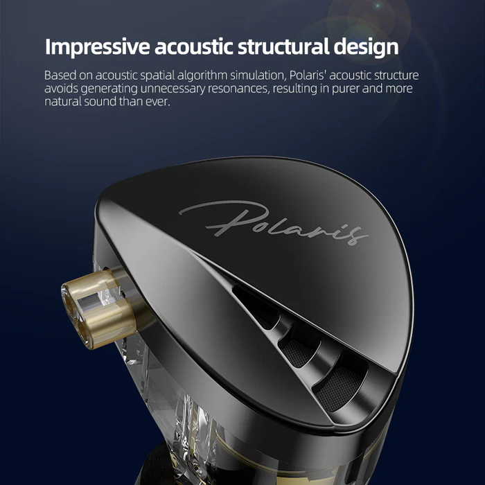 Tai Nghe IN EAR Nhét Tai CCA Polaris Dual Dynamic Driver Hifi Chống Ồn 16 Kiểu Turning Với Switch