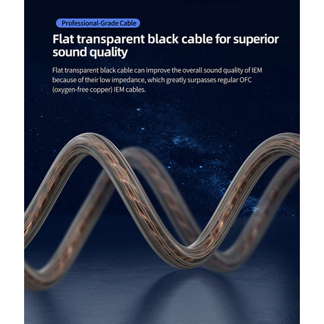 Tai Nghe IN EAR Nhét Tai CCA Polaris Dual Dynamic Driver Hifi Chống Ồn 16 Kiểu Turning Với Switch