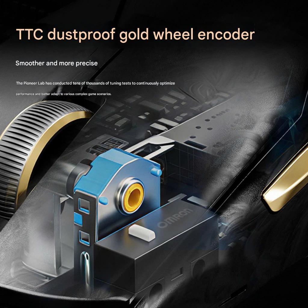 Chuột Gaming EWEADN Z7 Không Dây Vỏ Carbon Fiber Paw3950 Dual 8K Polling Rate FlagShip