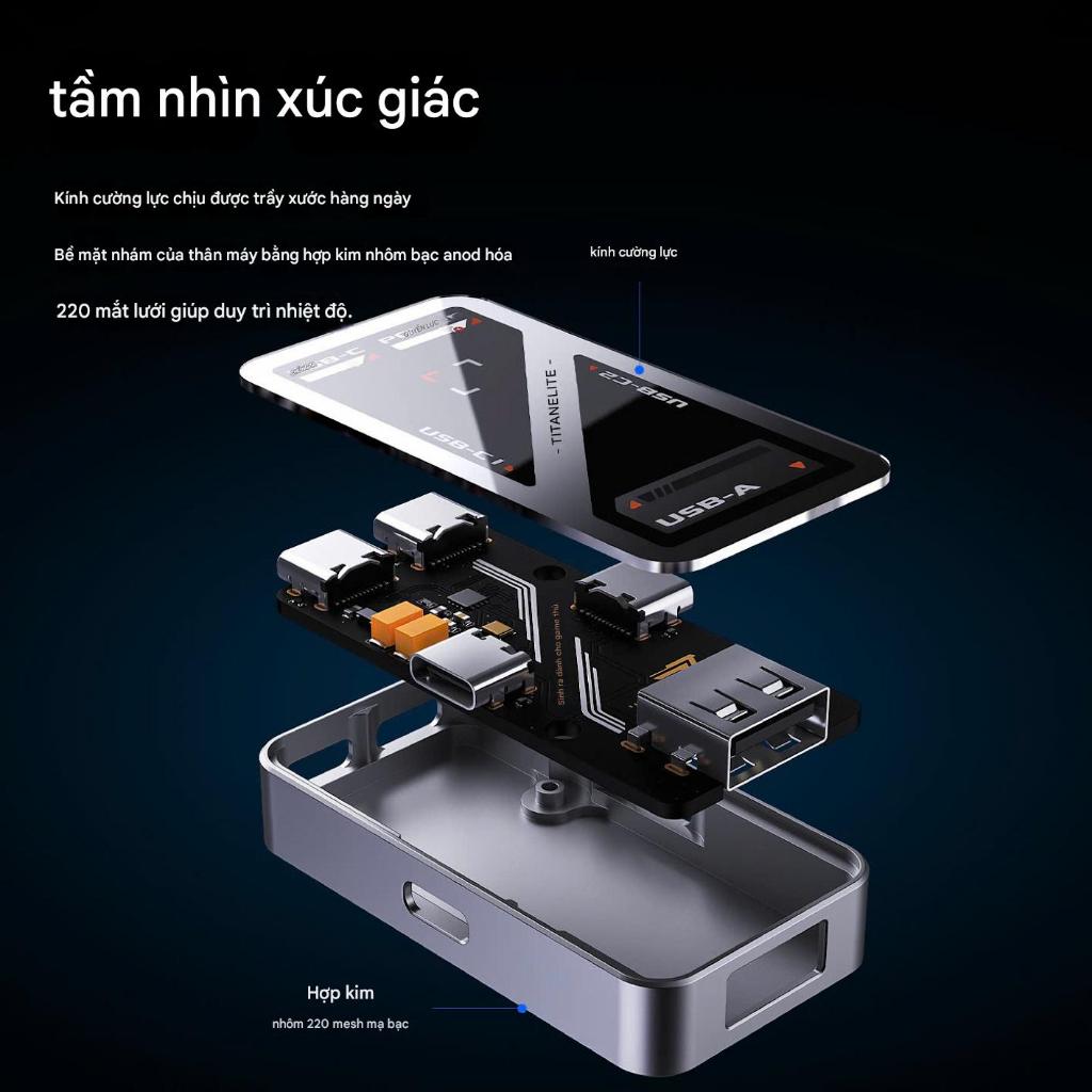 Madlions FGG Hub 8K, 3 Cổng Output 8K Polling Rate, Độ Trễ Cực Thấp, Nguồn Điện Kép