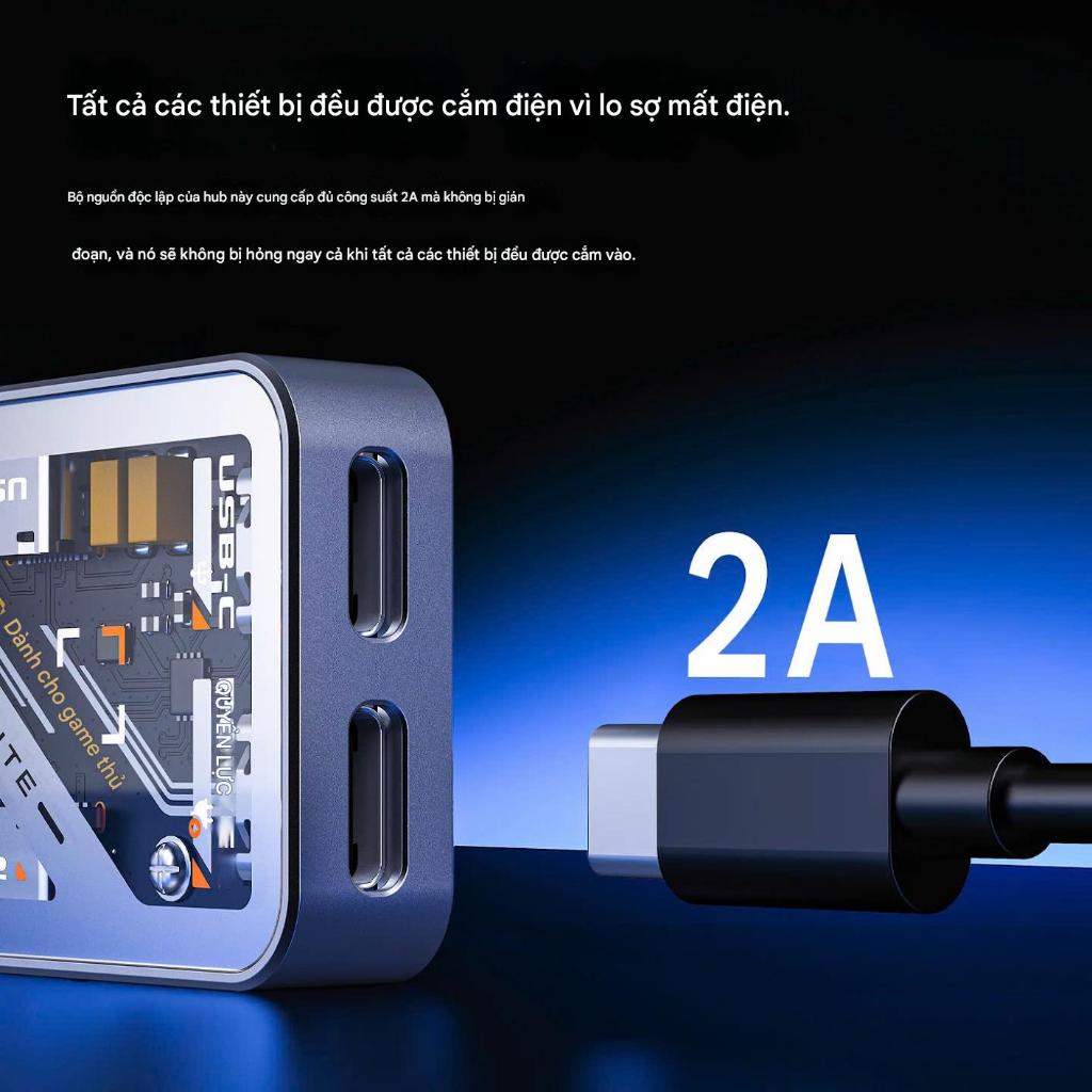 Madlions FGG Hub 8K, 3 Cổng Output 8K Polling Rate, Độ Trễ Cực Thấp, Nguồn Điện Kép