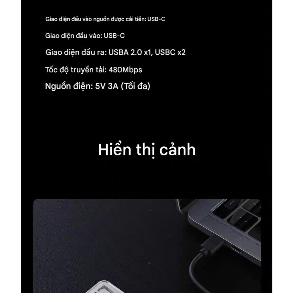 Madlions FGG Hub 8K, 3 Cổng Output 8K Polling Rate, Độ Trễ Cực Thấp, Nguồn Điện Kép