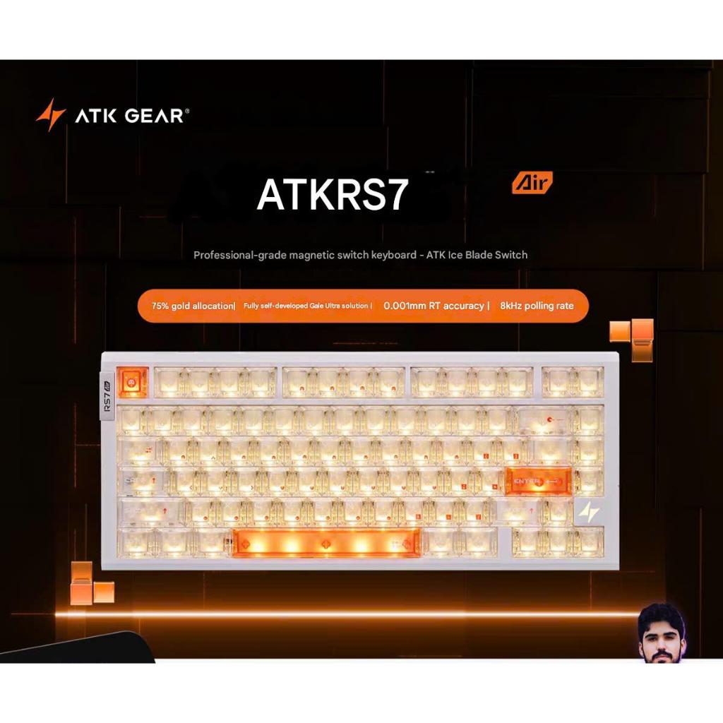 Bàn Phím Cơ Gaming ATK RS7 AIR HE Rapid Trigger 8K Polling Rate 0,001mm RT Hiệu Năng Cao