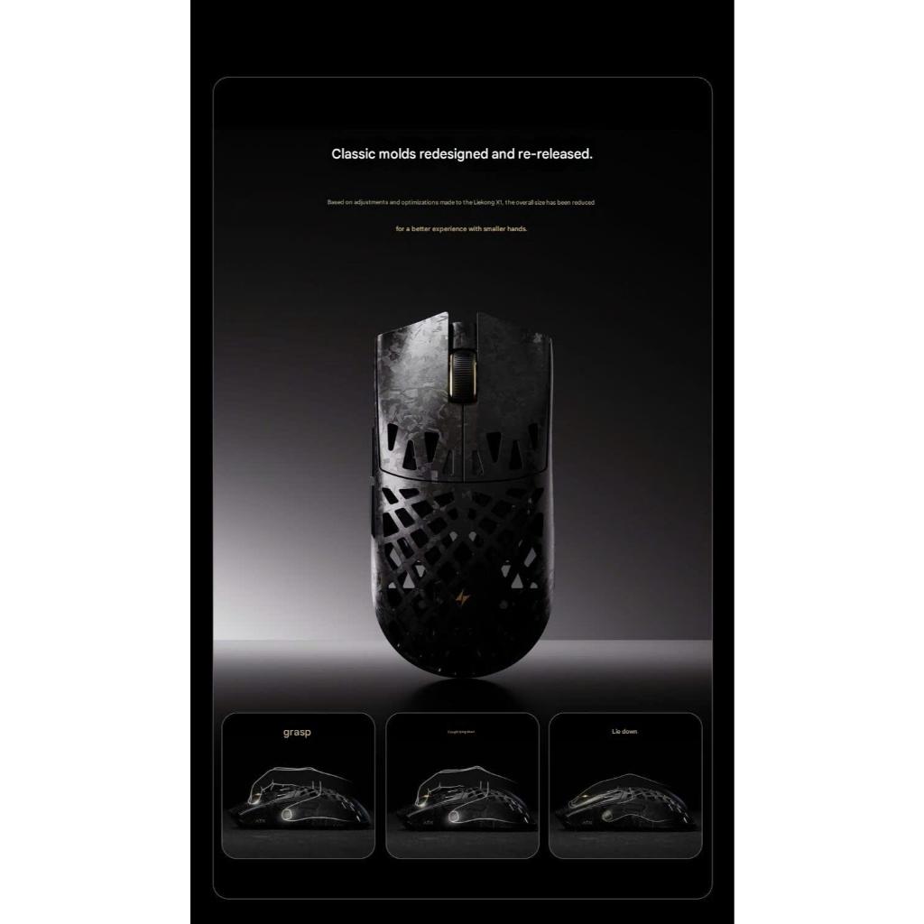 Chuột Gaming ATK Ghost Vỏ Carbon Fiber Paw3950 Ultra Dual 8K MCU Nordic 54H20 Tặng Hộp