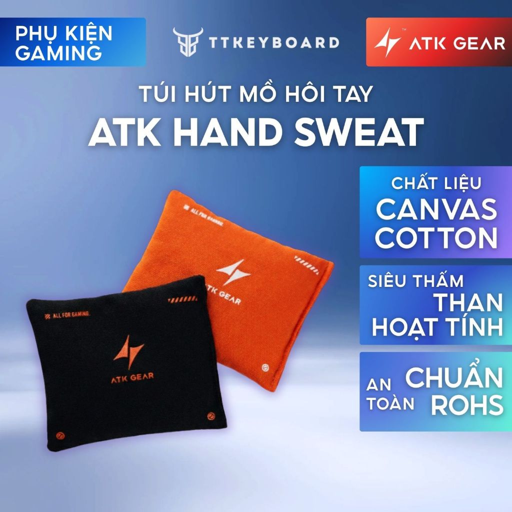 Túi Hút Ẩm Mồ Hôi Tay Hand Sweat Bag ATK Chất Liệu Canvas Cotton Chuẩn An Toàn ROHS