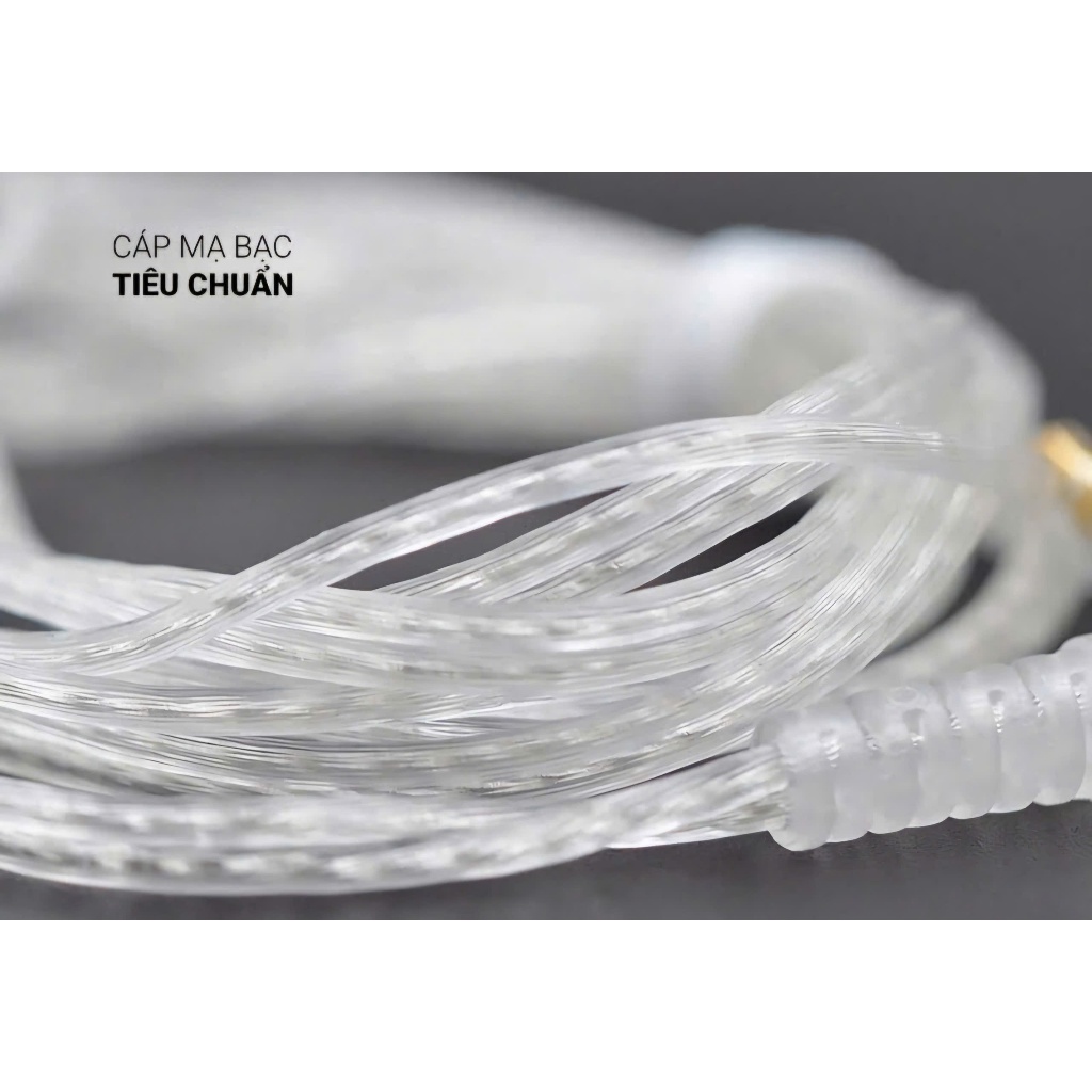 Tai Nghe KZ Krila Có Mic, Màng Loa XUN-10mm, Driver Balanced Armature 30095 Âm V-shape Ấm