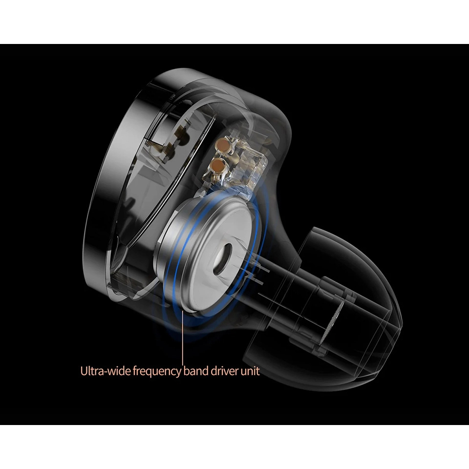 Tai Nghe Nhét Tai KZ Saga HIFI Driver Dynamic Vỏ Kim Loại Có Mic