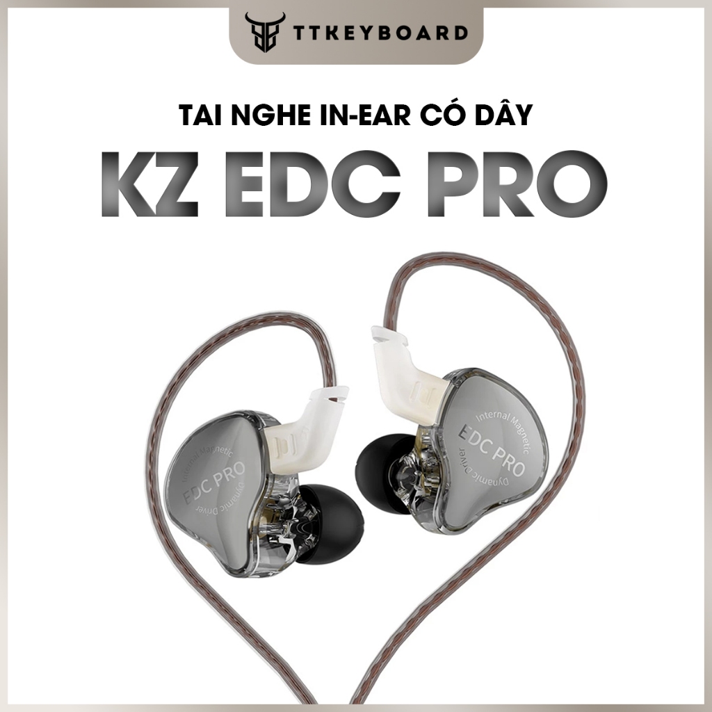 Tai Nghe Có Dây IEM KZ EDC PRO Phù Hợp Cho Âm Nhạc Và Game Cao Cấp