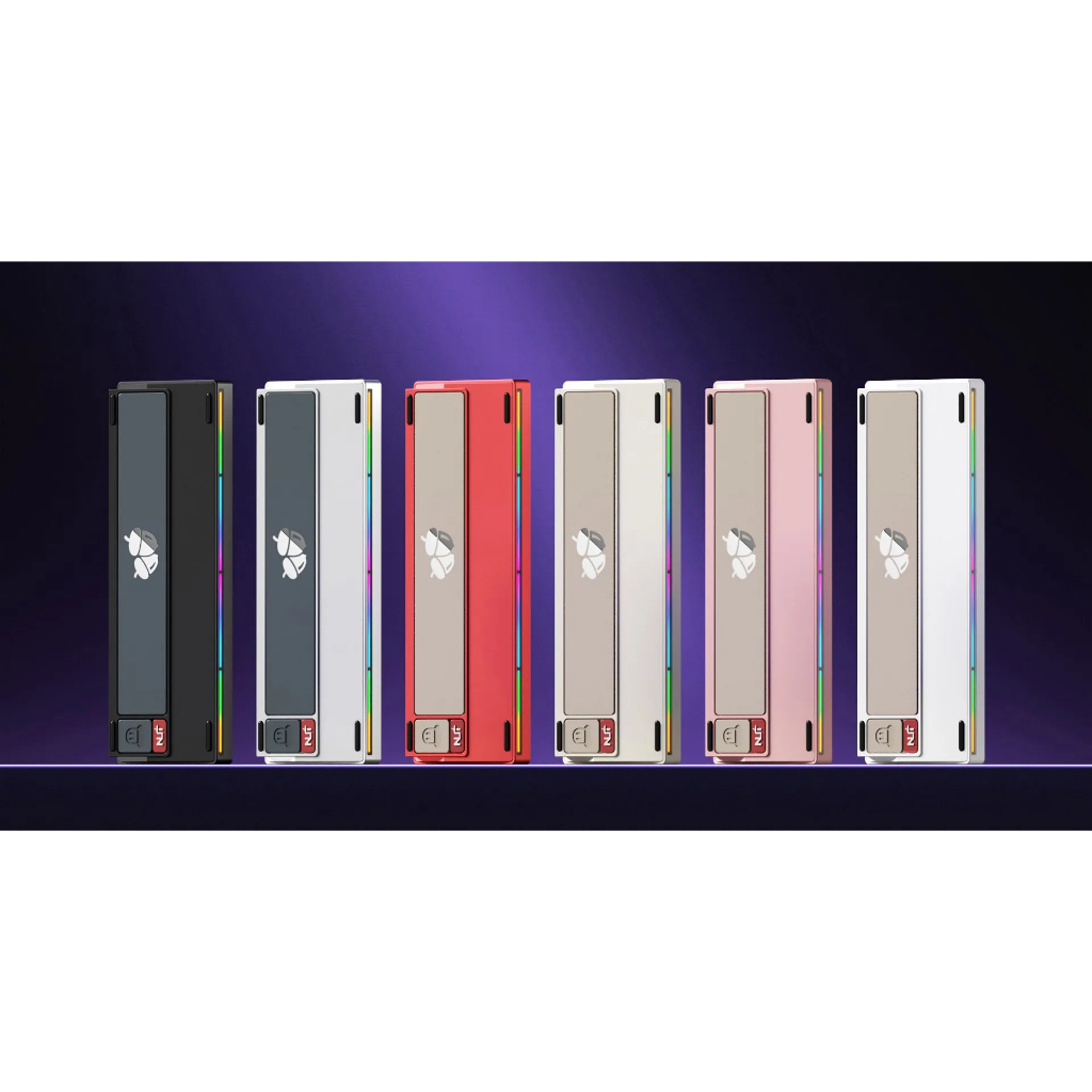 Bàn Phím Cơ Nut65 3 Modes, Nhôm Cnc, Mạch Xuôi Led Rgb Hotswap Ball Catch