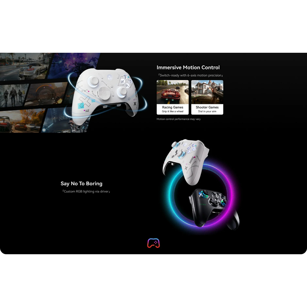 Tay Cầm chơi game Không Dây ATK AXE Series | Hall Joystick | XBOX Trigger | Dock Sạc | 3 Mode