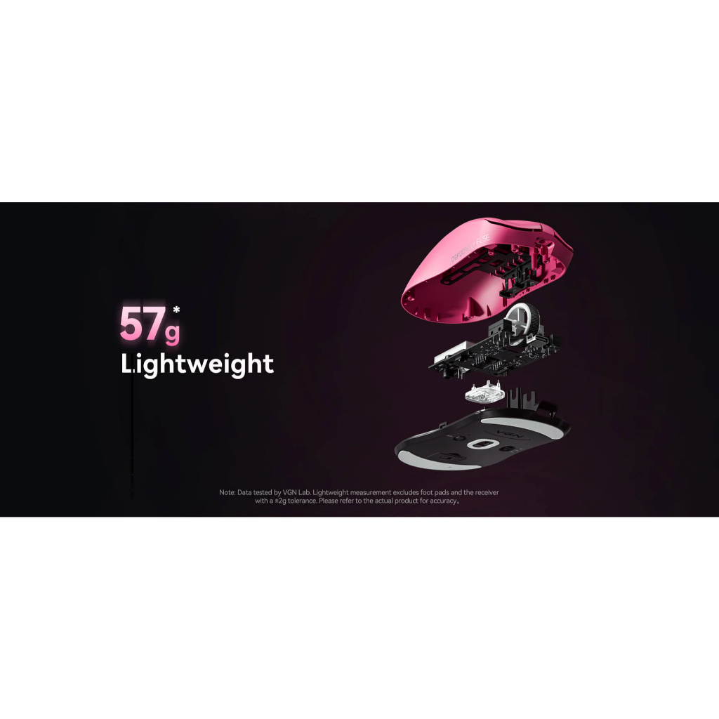 Chuột Gaming VGN F1 Super Edition Phiên Bản Mới, 3 Mode Kết Nối, Paw3311