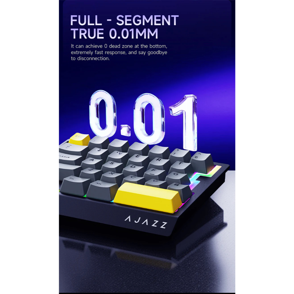 Bàn Phím Cơ Gaming AJAZZ AK029, Bàn Phím HE RapidTrigger One Hand Chuẩn Esport
