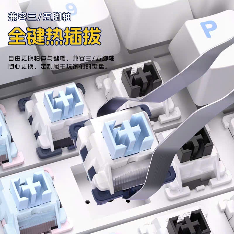 Bàn Phím Cơ Custom Không Dây Leobog Hi98C Pro, Nhôm CNC 3 Mode, Mạch Xuôi, Led RGB, Phím Cơ Hotswap