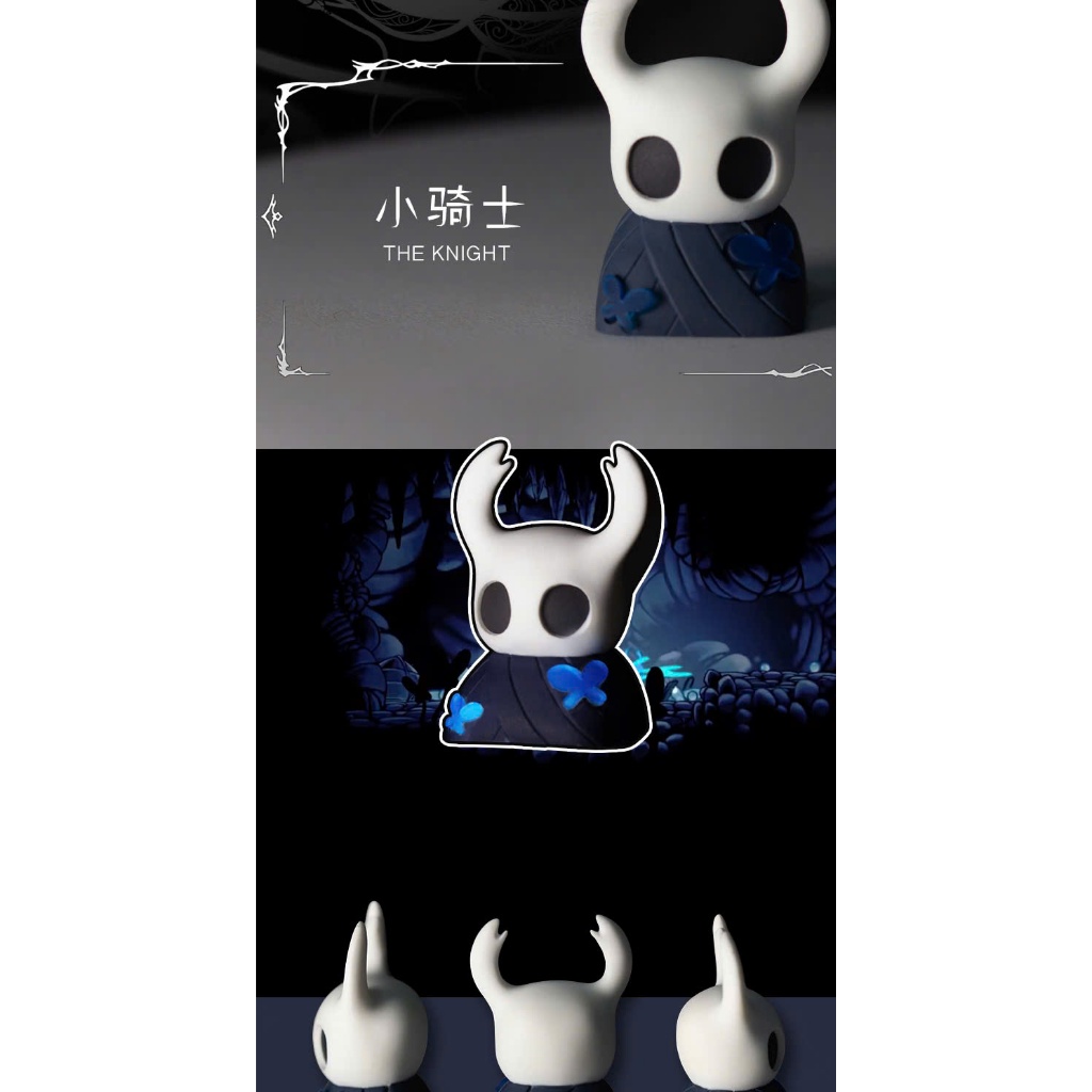 Keycap Artisan Lobo Hollow Knight SILKSONG Resin 1u Nhiều Nhân Vật Trang Trí Bàn Phím Cơ
