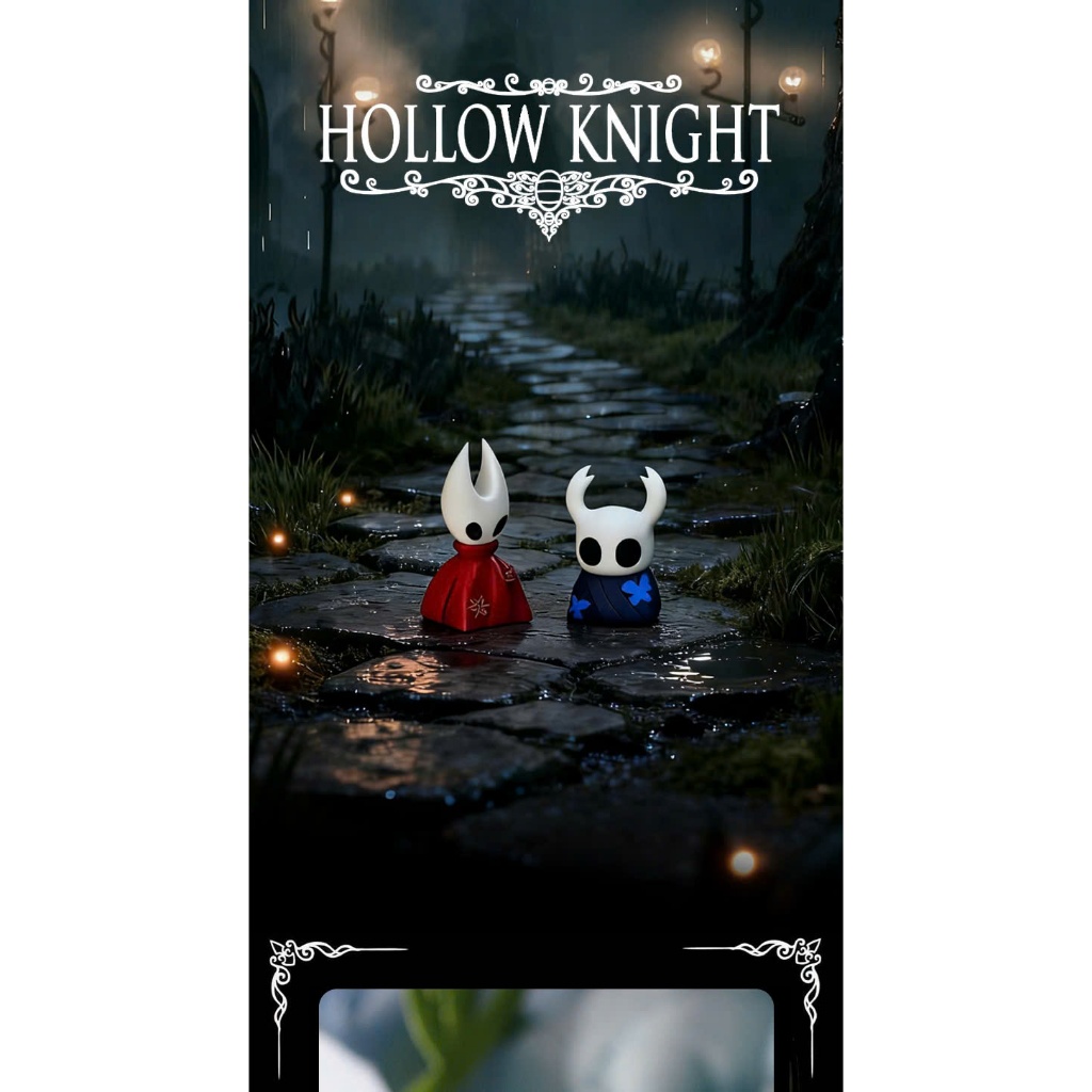 Keycap Artisan Lobo Hollow Knight SILKSONG Resin 1u Nhiều Nhân Vật Trang Trí Bàn Phím Cơ