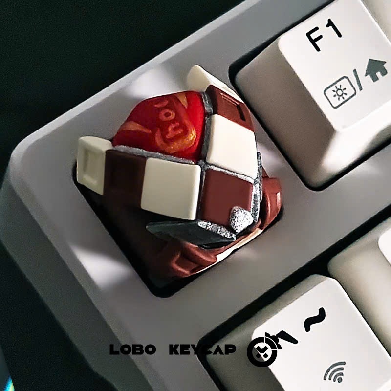 Keycap Artisan Lobo Kamen Rider Resin 1u Nhiều Nhân Vật Trang Trí Bàn Phím Cơ