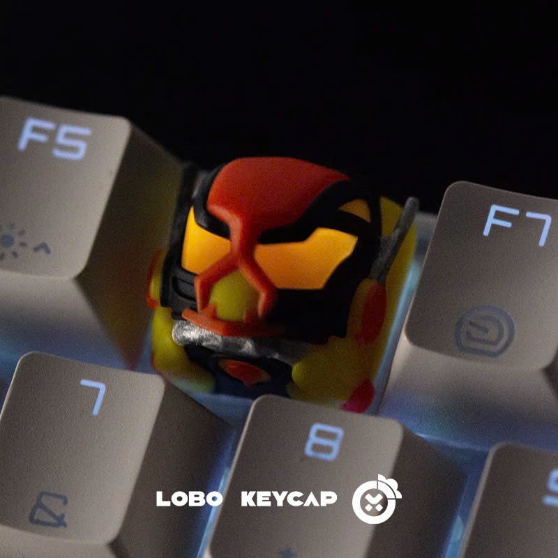Keycap Artisan Lobo Kamen Rider Resin 1u Nhiều Nhân Vật Trang Trí Bàn Phím Cơ