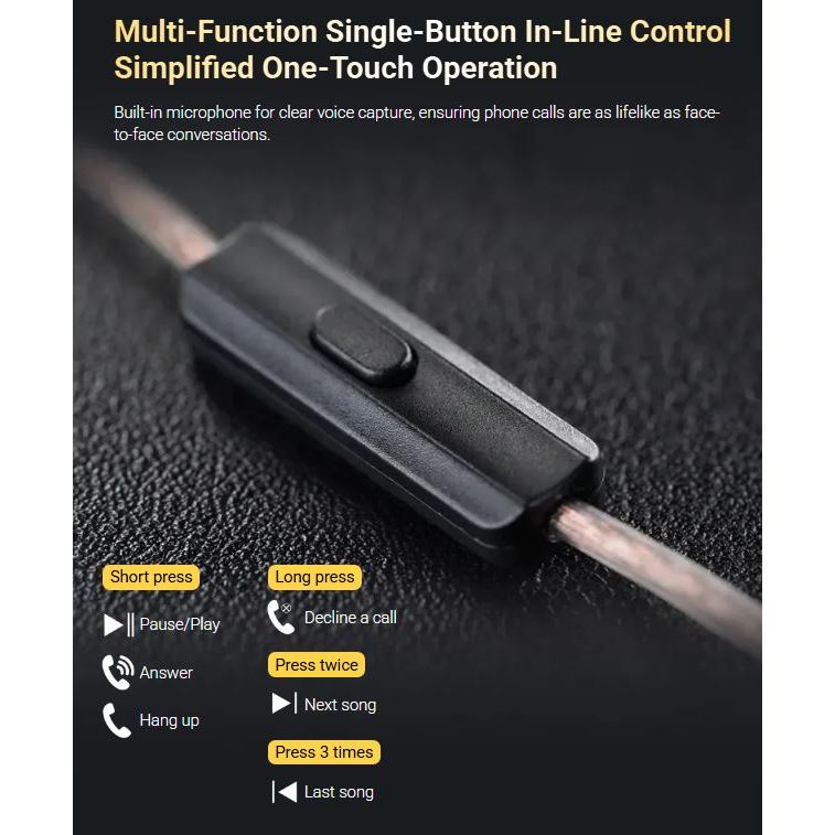 Tai nghe KZ EDX Lite Tai Nghe IEM Chất Âm HIFI Khử Tiếng Ồn QDC C Pin Cáp Tháo Rời Jack 3.5mm