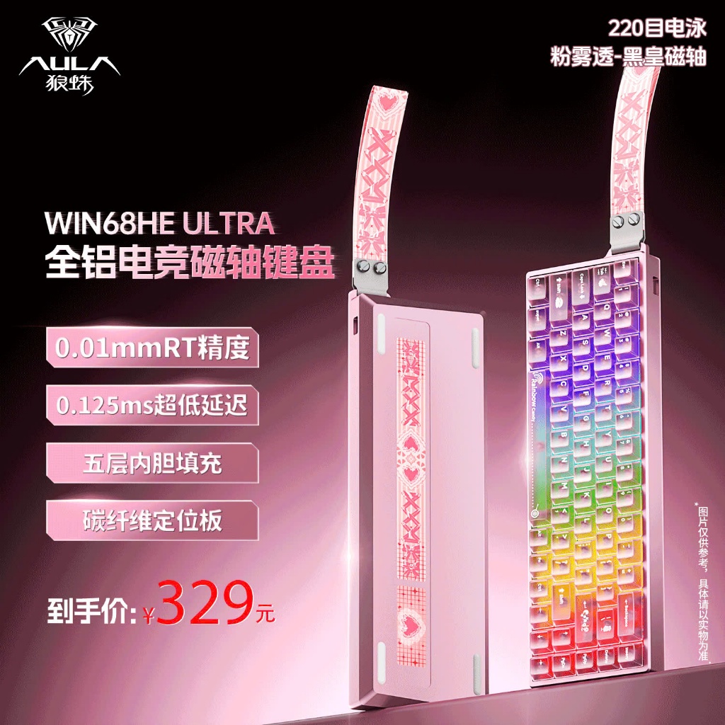 PHÍM CƠ GAMING WIN68 HE ULTRA| Nhôm CNC| Rapid Trigger 0,01 mm| 8000hz |Trục Từ| TTKeyboard