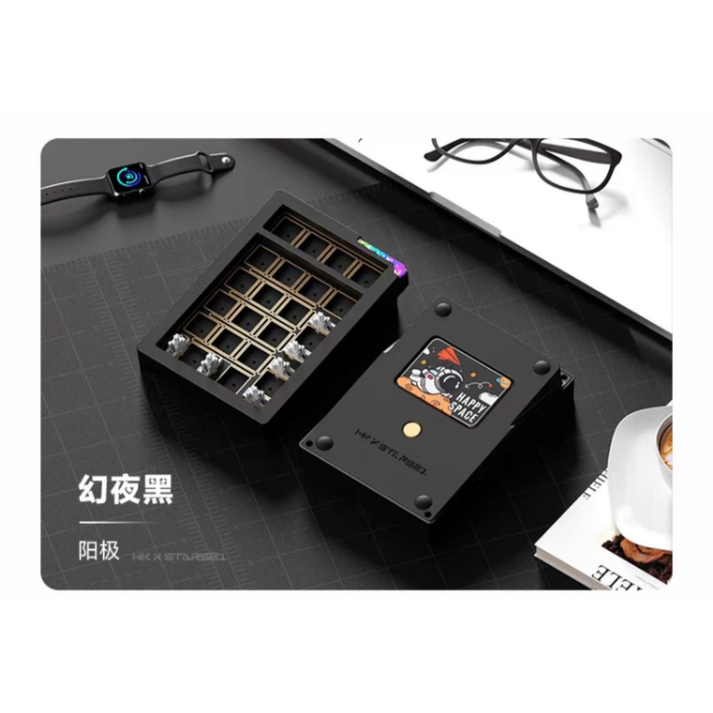 Kit Numpad Stars21, Nhôm Cnc, 3 Mode, Via Qmk, Led Viền, Tạ Pharaon Cnc - Ttkeyboard