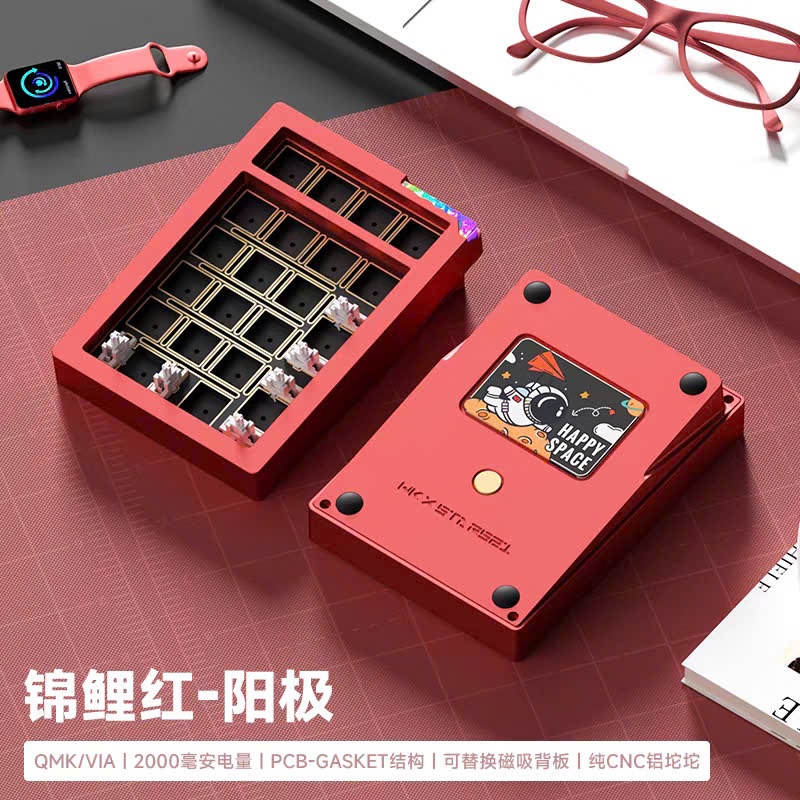 Kit Numpad Stars21, Nhôm Cnc, 3 Mode, Via Qmk, Led Viền, Tạ Pharaon Cnc - Ttkeyboard