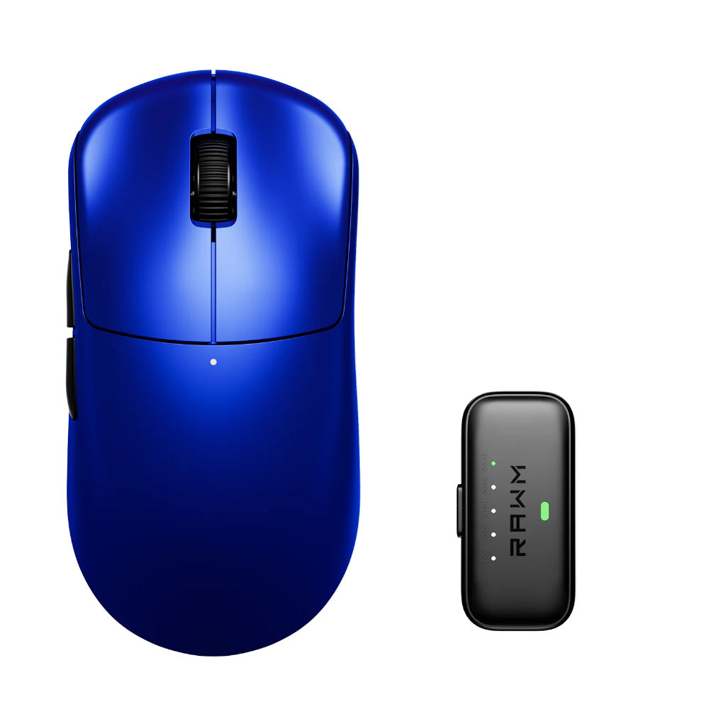 Chuột Gaming Không Dây RAWM Leviathan V4, Dual 8K Rate, MCU Nordic nRF54L15, DPI 45000