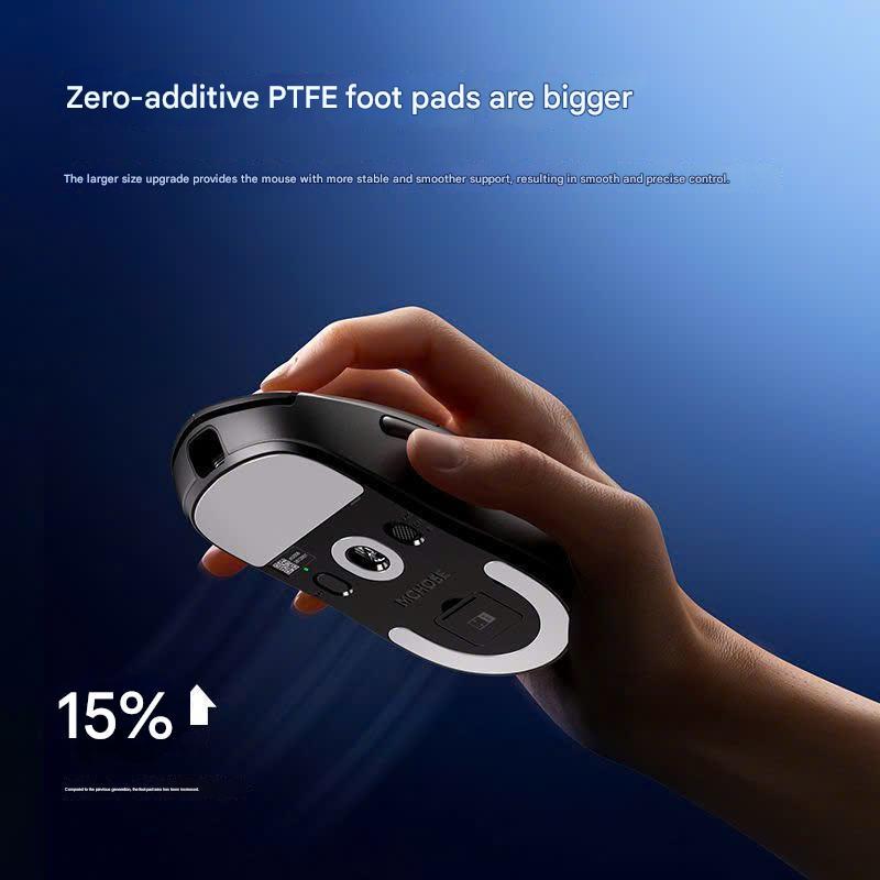 Chuột Không Dây Gaming Mchose A5 V3 Dual 8K Polling Rate Siêu Nhẹ 56G Lớp Phủ Super Glide