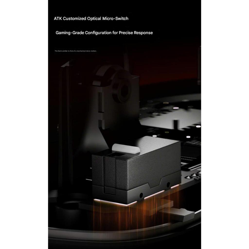 Chuột Gaming Không Dây ATK Z1 V2 PAW3950 Ultra Nordic 54L15 Dual Rate 8K