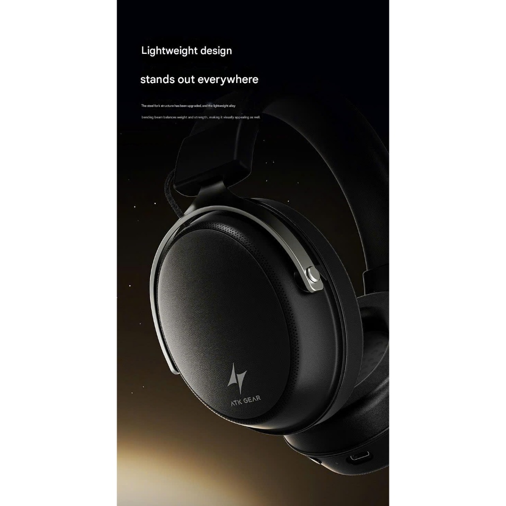 Tai Nghe Gaming Không Dây ATK N9 Phiên Bản Nâng Cấp Mercury M1 Âm Thanh Vòm 7.1 Esport