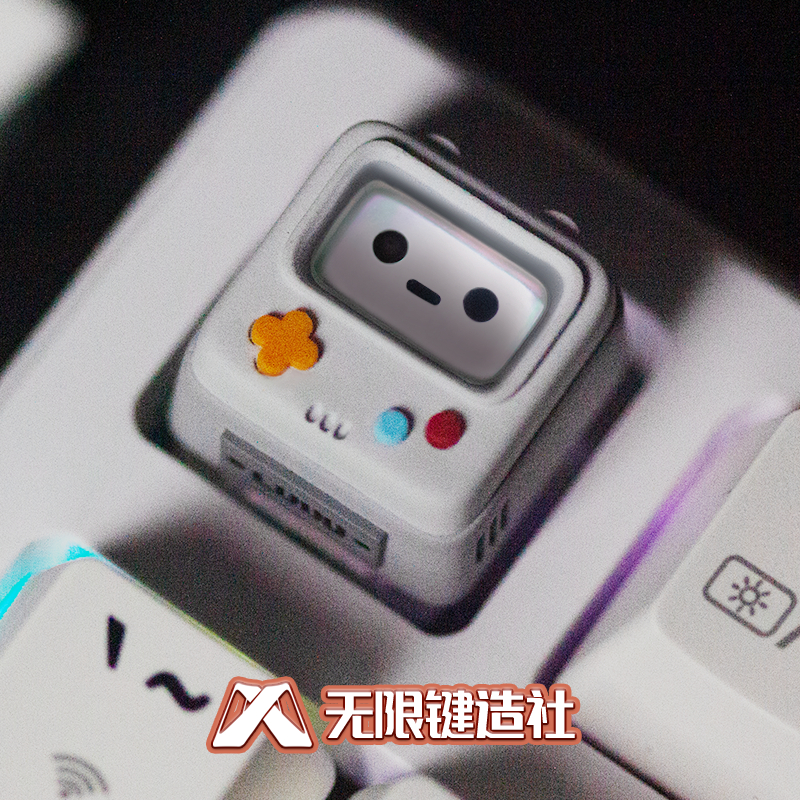 Keycap Artisan Lobo BMO - Adventure Time Resin 1u Nhiều Nhân Vật Trang Trí Bàn Phím Cơ