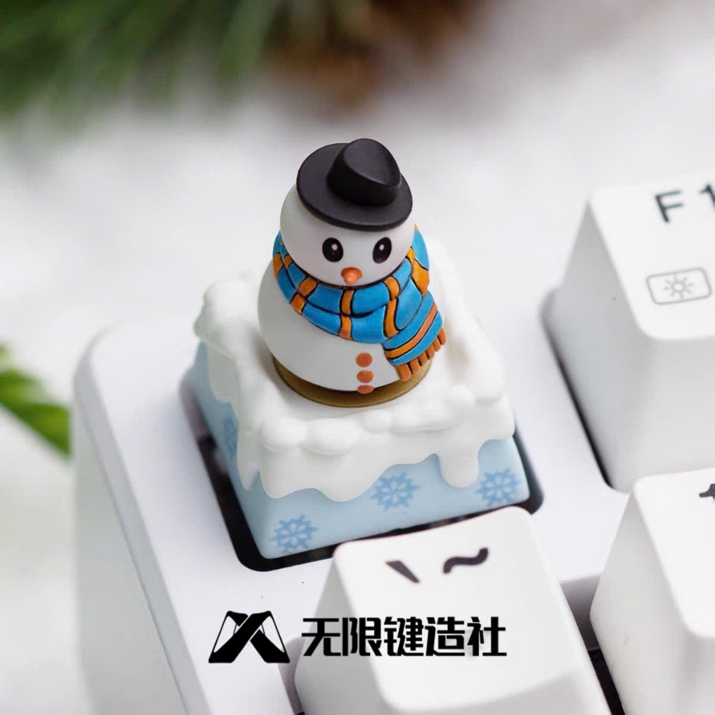 Keycap Artisan Lobo Infinite Key Chủ Đề Giáng Sinh Xmas Resin 1u Trang Trí Bàn Phím Cơ