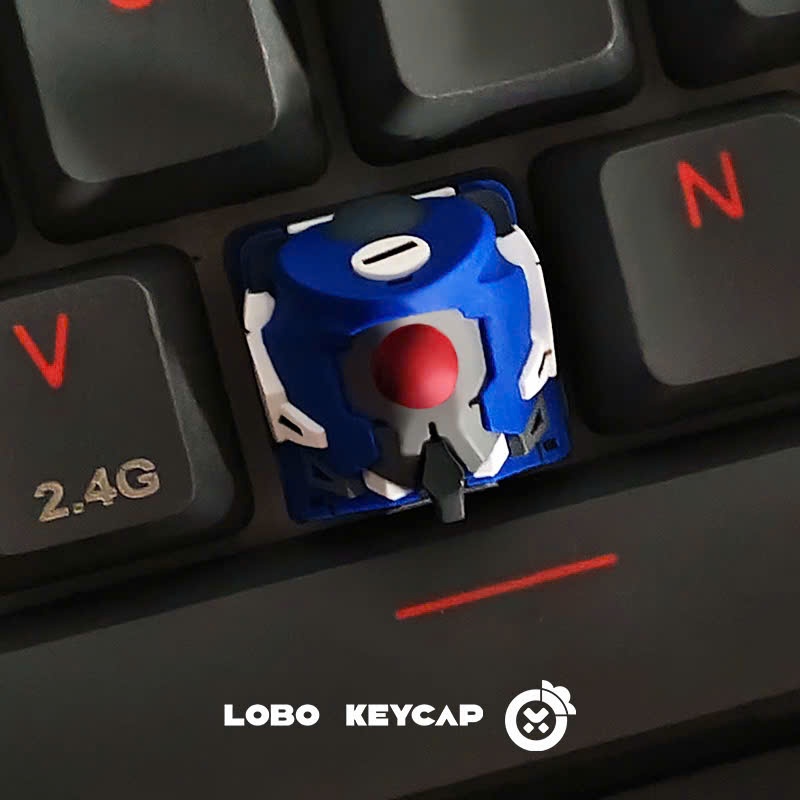 Keycap Artisan Lobo Chủ Đề EVANGELION Eva Unit Resin 1u Trang Trí Bàn Phím Cơ Chính Hãng