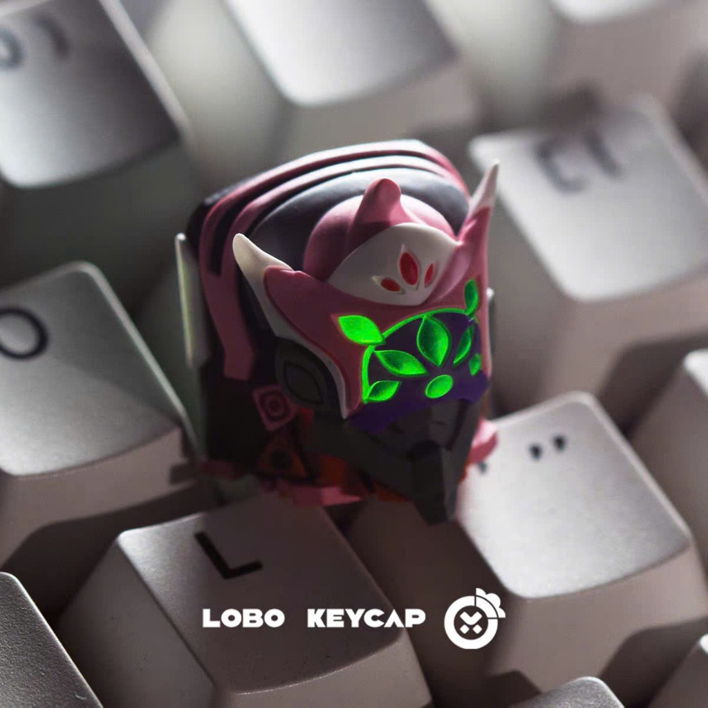 Keycap Artisan Lobo Chủ Đề EVANGELION Eva Unit Resin 1u Trang Trí Bàn Phím Cơ Chính Hãng