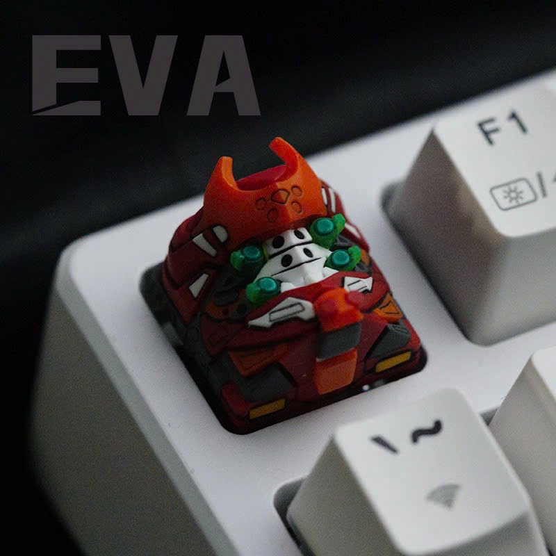 Keycap Artisan Lobo Chủ Đề EVANGELION Eva Unit Resin 1u Trang Trí Bàn Phím Cơ Chính Hãng