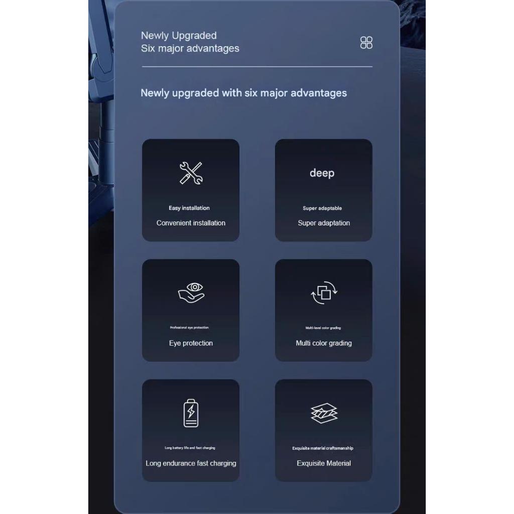 Đèn Màn Hình LangDu Không Dây 15W, Cảm Biến 1 Chạm, Độ Màu 6500K, Không Ánh Sáng Xanh