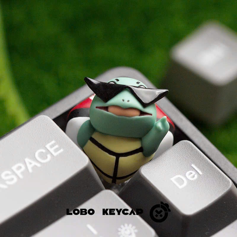 Keycap Artisan Lobo Chủ Đề POKEMON Nhiều Nhân Vật Resin 1U Trang Trí Bàn Phím Cơ