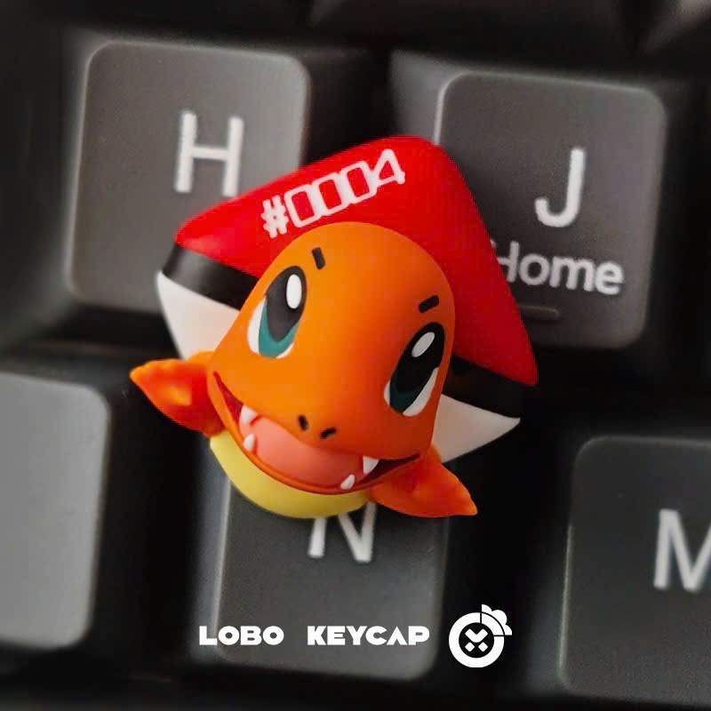 Keycap Artisan Lobo Chủ Đề POKEMON Nhiều Nhân Vật Resin 1U Trang Trí Bàn Phím Cơ
