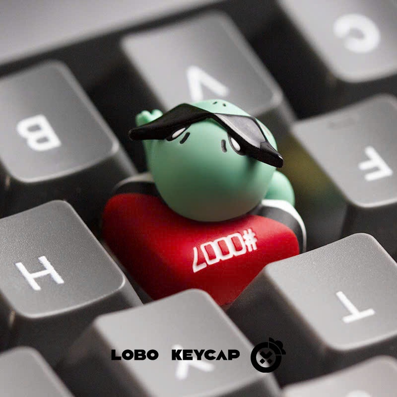 Keycap Artisan Lobo Chủ Đề POKEMON Nhiều Nhân Vật Resin 1U Trang Trí Bàn Phím Cơ