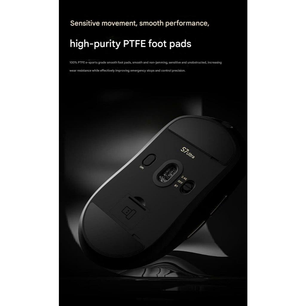 Chuột Không Dây EWEADN S7 Series Siêu Nhẹ 1000 Polling Rate Pin 500 mAH