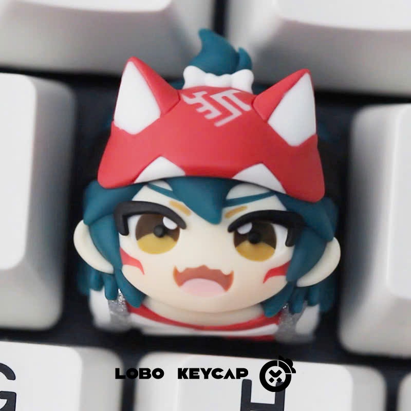 Keycap Artisan Lobo OverWatch Resin 1u Nhiều Nhân Vật Trang Trí Bàn Phím Cơ Chính Hãng