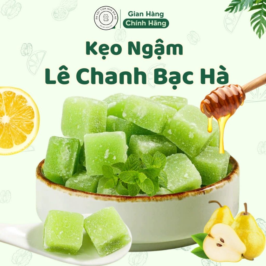 Kẹo Chanh Lê Muối Biển Bạc Hà – Thanh Mát Tự Nhiên, Dễ Chịu Mỗi Ngày