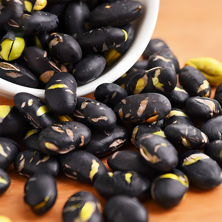 Đậu Đen Xanh Lòng Rang Muối Organic